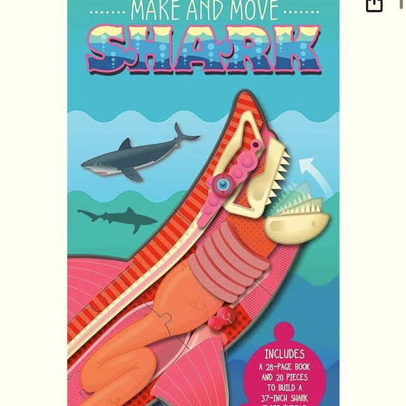 Make and Move: Shark by Jen Green, Book and puzzle - Picture 10 of 10